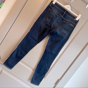 The ankle skinny logo pocket indigo jeans Sz 28